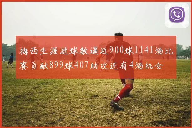 梅西生涯进球数逼近900球1141场比赛贡献899球407助攻还有4场机会
